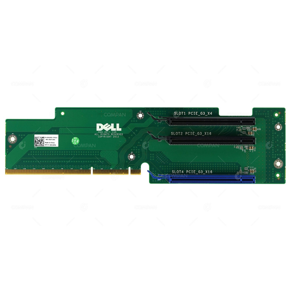 M19PG DELL RISER BOARD 1-SLOT PCI-E X4 2-SLOT PCI-E X16 FOR DELL PRECISION R7610